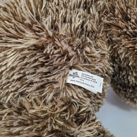 Dave And Busters Brown Bear 16" Plush Toy Orange & - Picture 7 of 9